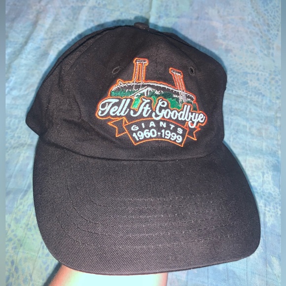 San Francisco Giants Vintage Black Baseball Cap - Tell It Goodbye - 1960-1999 - Picture 2 of 5